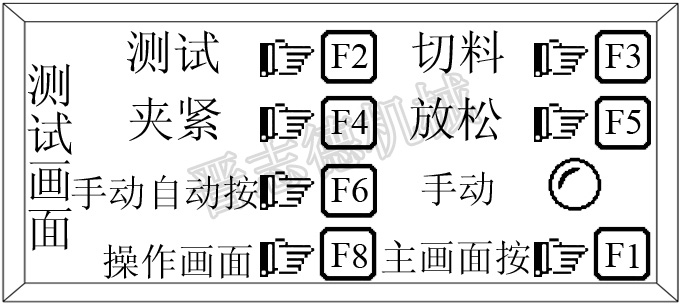 NC送料機(jī)測(cè)試畫面